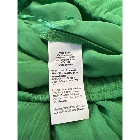 J. Crew Gwyneth Layered Crinkle Chiffon Slip Skirt Size M Mountain Valley NWT - Picture 9 of 13